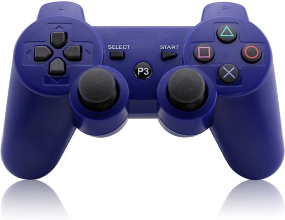 PS3 Wireless Dualshock Controller - Bluetooth Draadloze Controller - Blauw